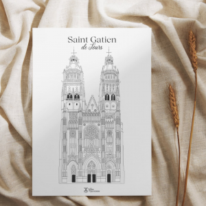 Carte Saint Gatien de Tours