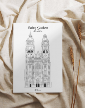 Carte Saint Gatien de Tours