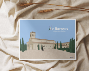 Carte Abbaye Le Barroux