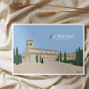 Carte Abbaye Le Barroux