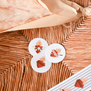 Stickers Coeurs Sacrés Marie-Jésus-Joseph