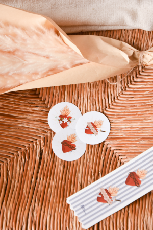 Stickers Coeurs Sacrés Marie-Jésus-Joseph