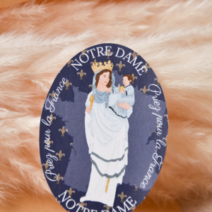 Stickers Notre Dame Priez pour la France