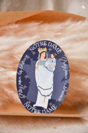 Stickers Notre Dame Priez pour la France