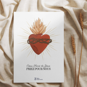 Carte Coeur Sacré de Jésus