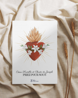 Carte Coeur Humble de Joseph