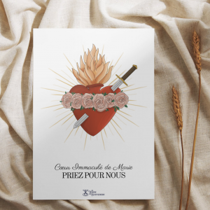 Carte Coeur Immaculé de Marie