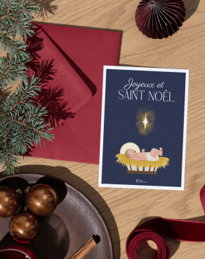 Carte Joyeux et Saint Noël
