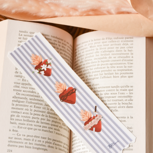 Marque Page Coeurs Sacrés Bleus