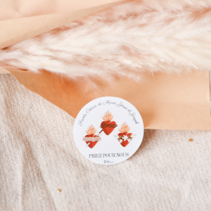 Stickers Coeurs Unis de Marie Jésus et Joseph