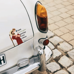 Stickers St Christophe pour voiture