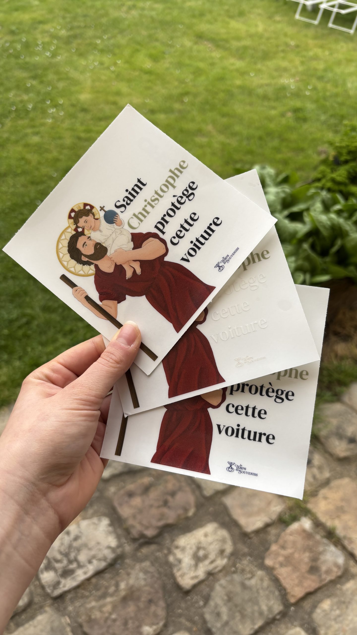 Stickers St Christophe pour voiture – Image 2