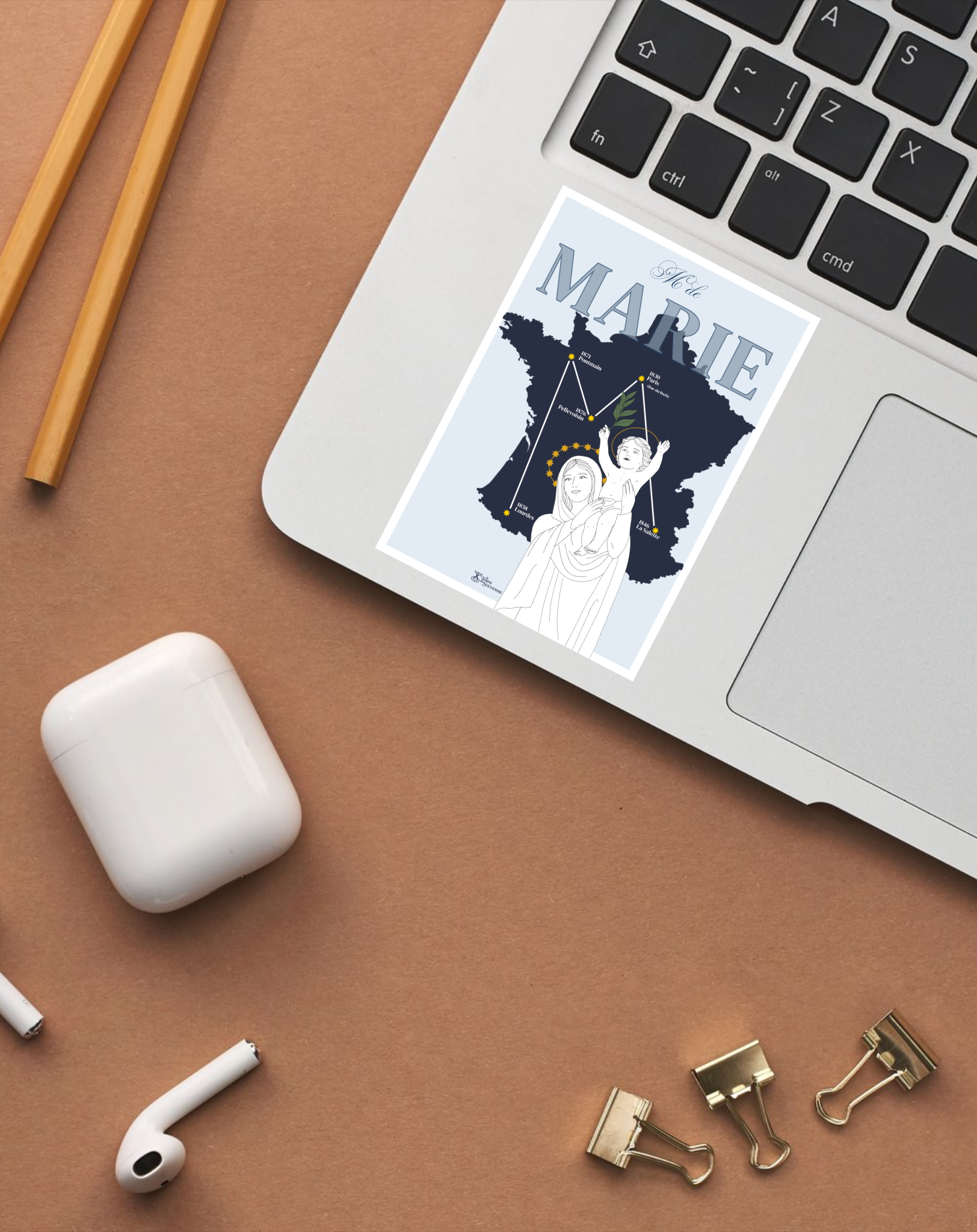 Stickers M de Marie